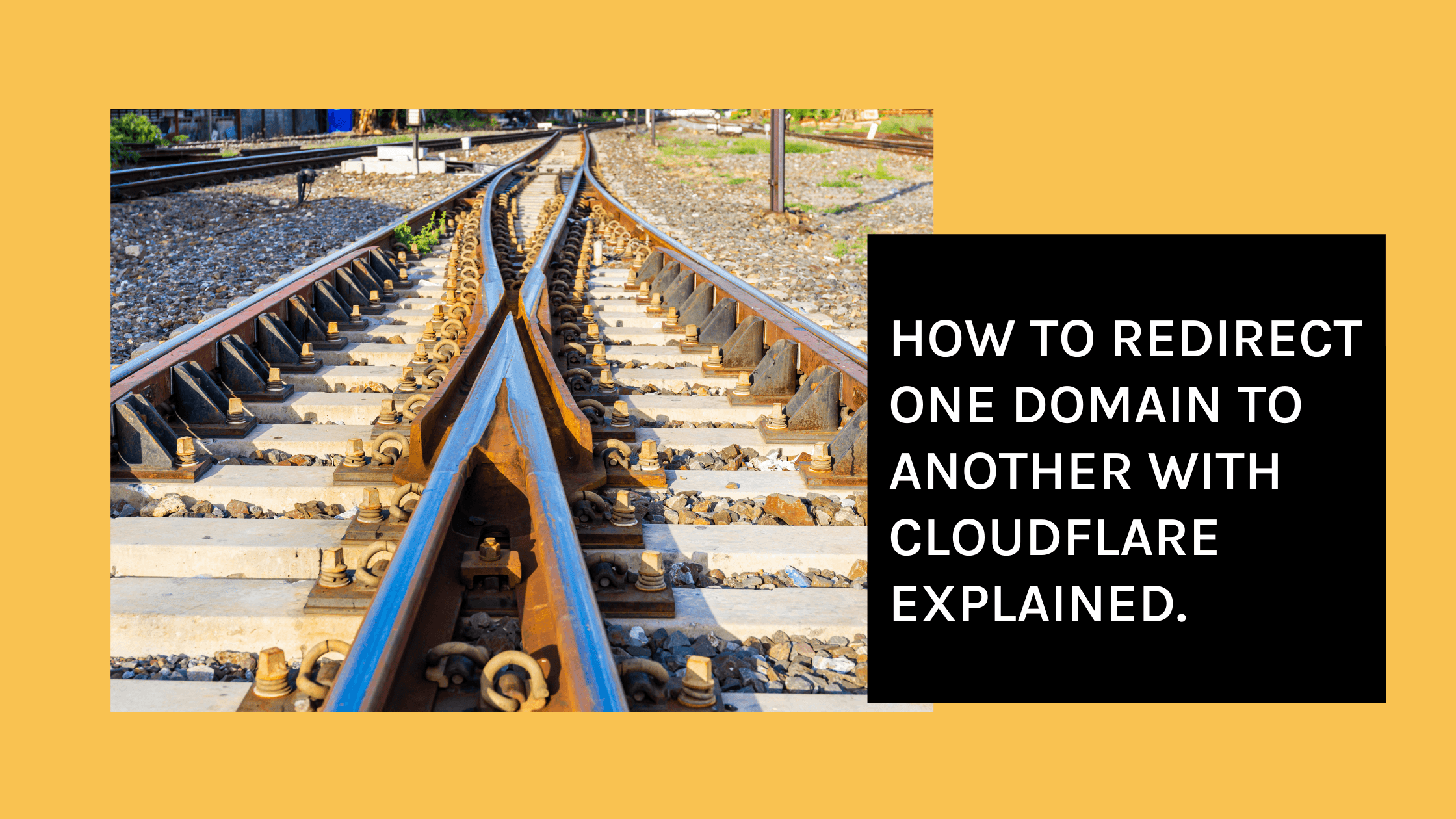 How to redirect one Domain to Another with Cloudflare explained.